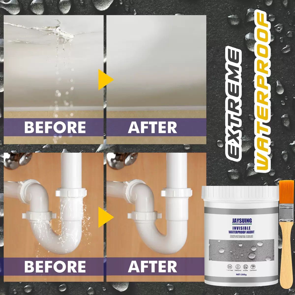 💧 Sellador Impermeable con Brocha 500 g