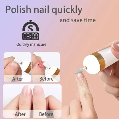 💅 Pulidor Eléctrico de Uñas Recargable