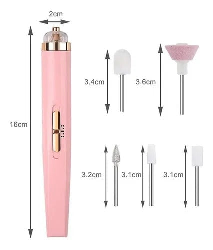 💅 Pulidor Eléctrico de Uñas Recargable