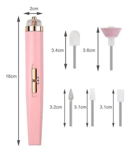 💅 Pulidor Eléctrico de Uñas Recargable